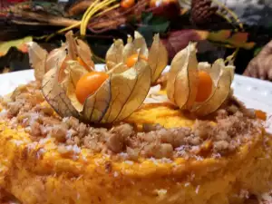 Pumpkin Soufflé with Honey and Ginger