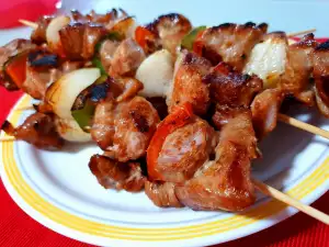 Grilled Marinated Turkey Skewers