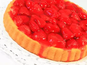 Cheesecake with Strawberries