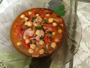 Chickpea and Bacon Stew