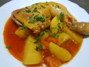 Village-Style Stew with Chicken Drumsticks