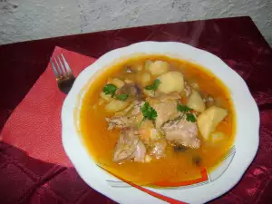 Stew with Pork and Leeks