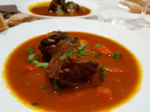 Delicious Veal Cheeks Stew