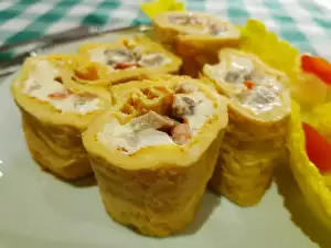 Egg Roll with a Rich Filling