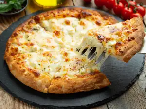 Authentic Italian Quattro Formaggi Pizza