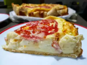 Quiche with Bacon and Tomatoes