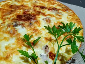 Chicken and Mushroom Quiche