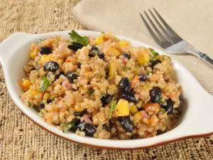 Quinoa with Black Beans and Corn