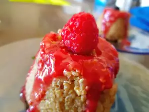 Quinoa Pudding with Raspberry Coulis