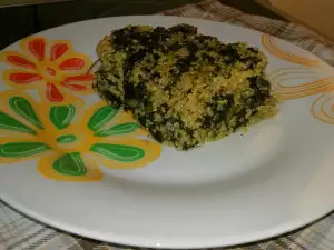 Oven-Baked Quinoa with Spinach