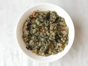 Quinoa with Kale and Wild Garlic