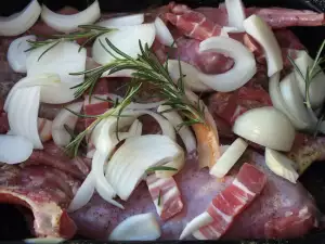 Rabbit with Onions