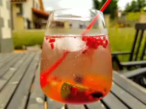 Fruit Cocktail with White Wine