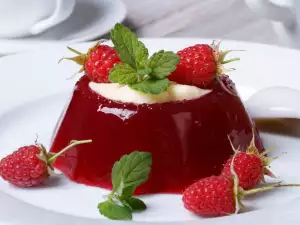 Raspberry Jelly with Basil