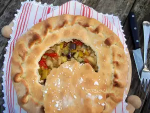 Ratatouille Stuffed Pie