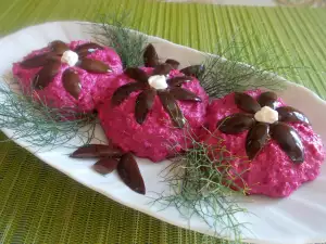 Beetroot and Cottage Cheese Spread