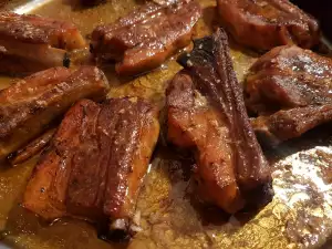 Pork Ribs with White Wine and Honey