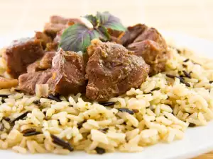 Rice and meat