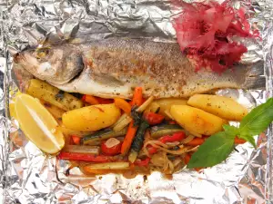 fish in tin foil