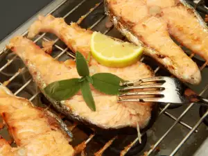 Grilled Carp with Saffron