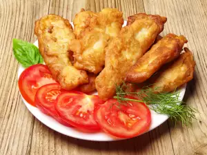 Fish Sticks in Dough Batter