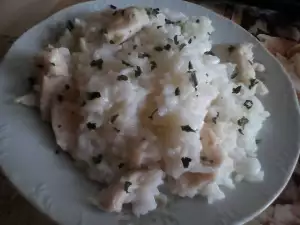 White Rice with Cream