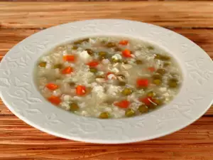 Peas and Rice Soup