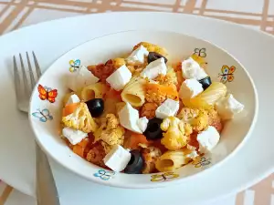Rigatoni with Cauliflower and Feta