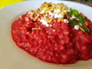 Beetroot and Walnut Risotto