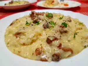 Tender Risotto with Mushrooms