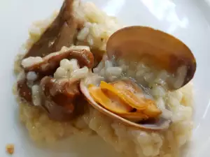 Clam and Mushroom Risotto