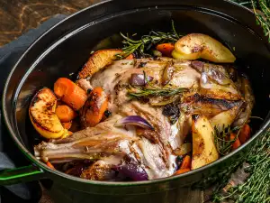 Juicy Slow-Roasted Goat Shoulder with Herbs
