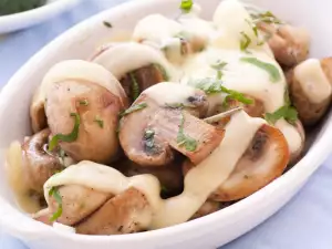 sauteed mushrooms with cheese