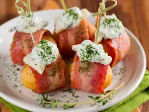 Roasted Potatoes with Ham