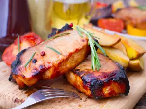 Marinated Pork Fillet Steaks