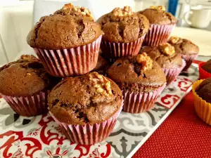 Carob and Walnut Muffins