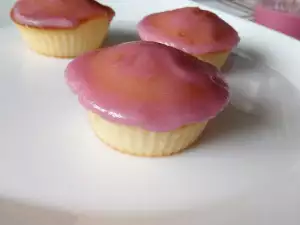 Pink Glaze for Pastries and Muffins