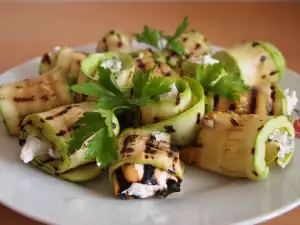 Zucchini Rolls with Cream Cheese