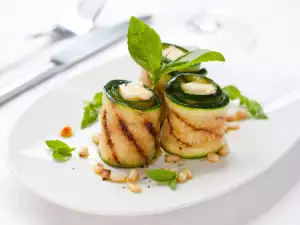 Zucchini Rolls with Filling