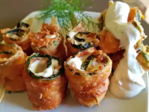 Breaded Zucchini Rolls