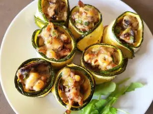 Oven-Baked Stuffed Zucchini Rolls