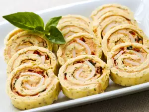 Potato Rolls with Mushrooms