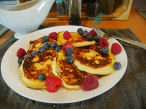 Russian Pancakes with Berries