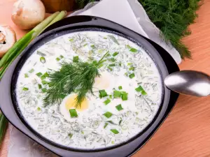 Okroshka soup