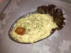 Salad of Boiled Eggs and Mayonnaise