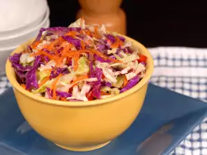 Colorful Salad with Chinese Cabbage