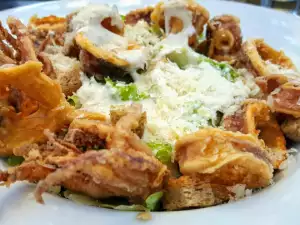 Warm Salad with Crispy Calamari