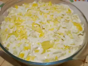 Salad with Mayonnaise and Cream Cheese