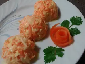 Carrot, Turnip and Mayonnaise Salad