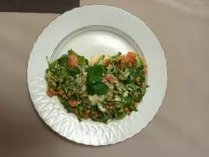 Healthy Salad with Arugula and Einkorn